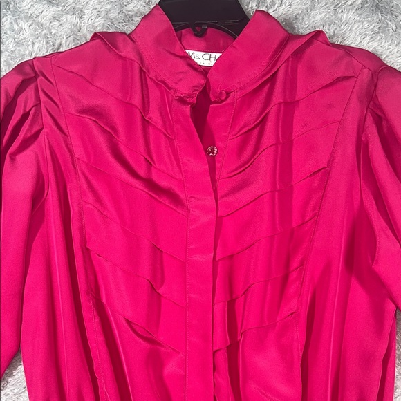 Chaus Magenta Long Sleeve Dress - Picture 7 of 7